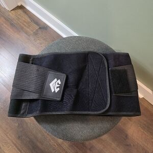 Black Weightlifting Belt with Logo